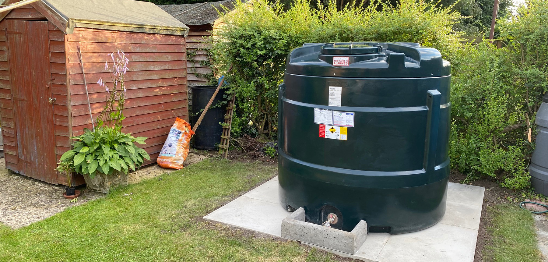 Oil tank TankChange Ltd Stowmarket